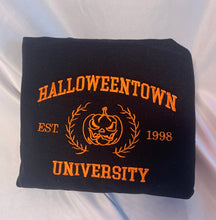 Load image into Gallery viewer, Halloweentown Embroidered Crewneck