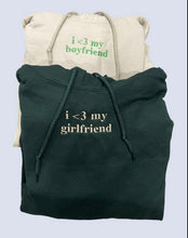 Load image into Gallery viewer, I <3 my boyfriend/girlfriend Embroidered Sweatshirt