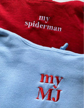 Load image into Gallery viewer, Spiderman/MJ Hoodie Embroidered Sweatshirt