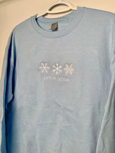 Load image into Gallery viewer, Let It Snow Embroidered Sweatshirt