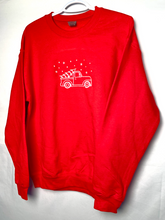 Load image into Gallery viewer, Xmas Truck Embroidered Sweatshirt