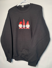 Load image into Gallery viewer, Xmas Gnomes Embroidered Sweatshirt