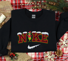 Load image into Gallery viewer, Grinch Embroidered Sweatshirt