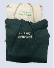 Load image into Gallery viewer, I &lt;3 my boyfriend/girlfriend Embroidered Sweatshirt
