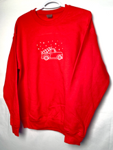 Load image into Gallery viewer, Xmas Truck Embroidered Sweatshirt
