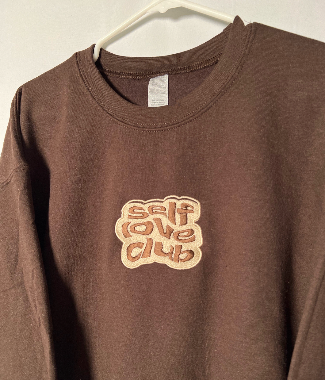 Self Love Club Embroidered Sweatshirt