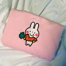 Load image into Gallery viewer, Cute Bunny Embroidered Crewneck
