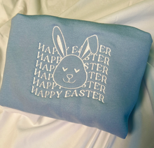 Load image into Gallery viewer, Happy Easter Spellout Embroidered Crewneck
